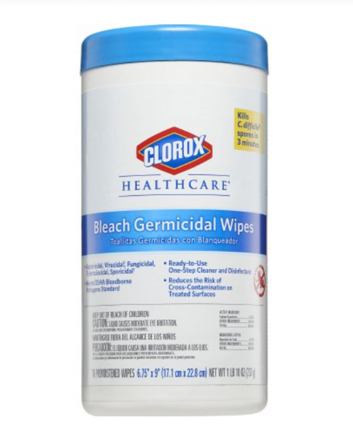 Clorox Healthcare 68970, Bleach Germicidal Cleaner, 32 Fl Oz, Trigger  Spray, Liquid, (6 per Case)