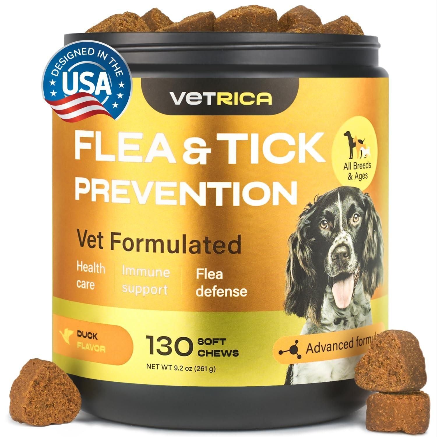 Flea and Tick Chewables for Dogs – Vet Formulated Supplement