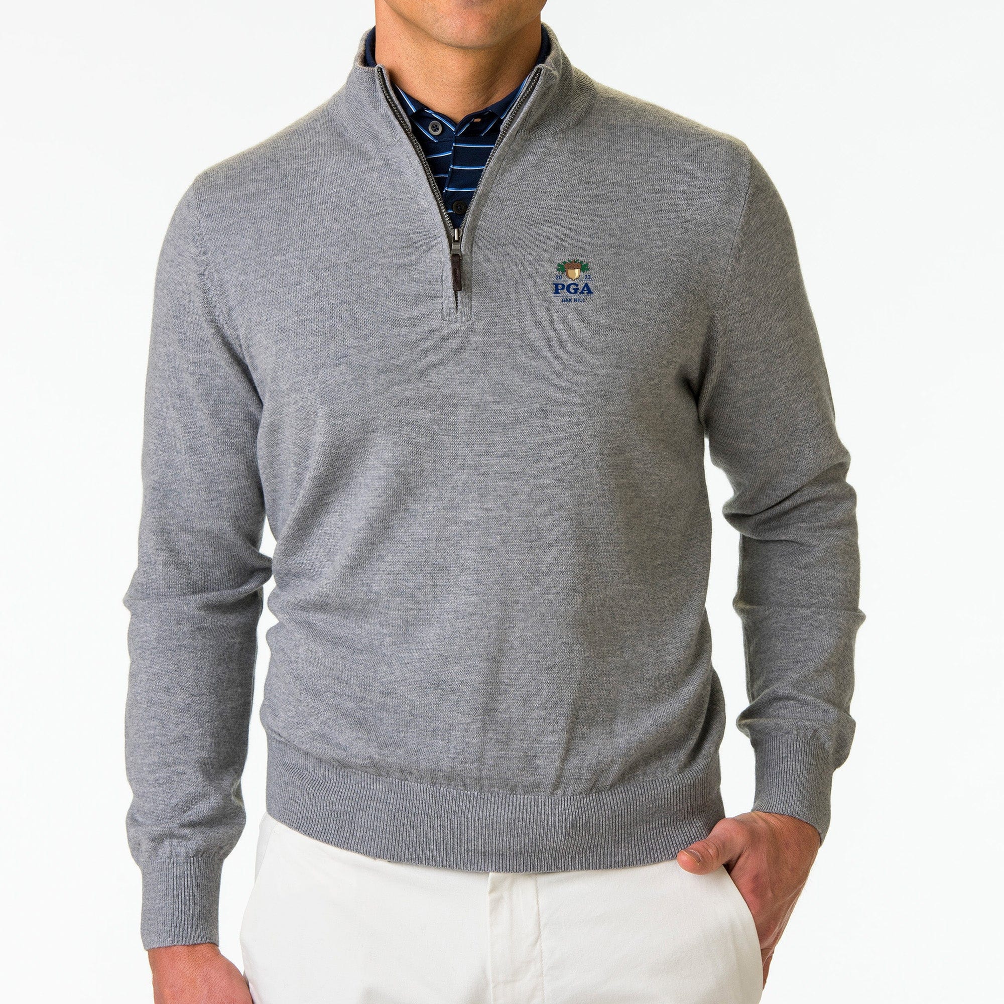 2023 PGA Championship Baruffa Merino Quarter Zip Windsweater