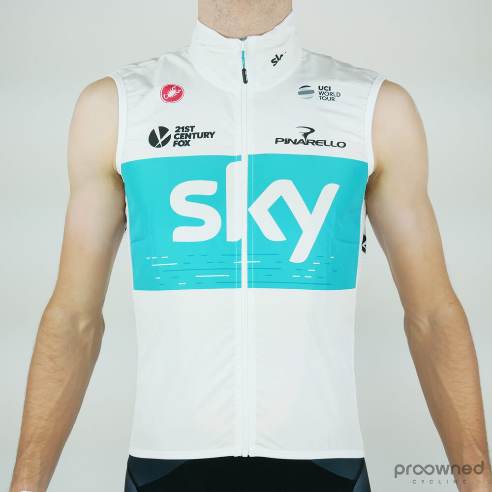 Download castelli Team Sky 2018 Pro Light Wind Vest Cycling ...