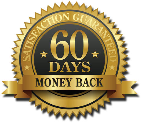 60 day money back guarantee!