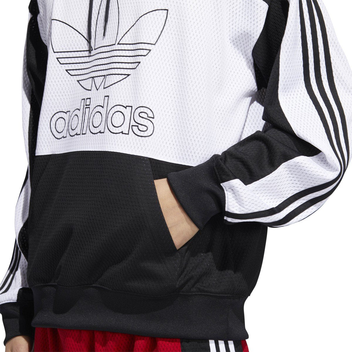 adidas mesh hoodie mens