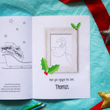 Funny Personalised Santa Colouring Book for Children - Smiley Moments