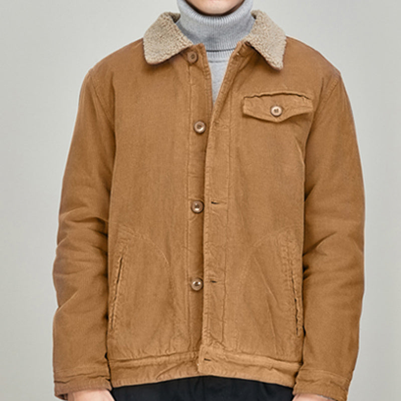 Corduroy Lamb Wool Jacket – urqueens.com