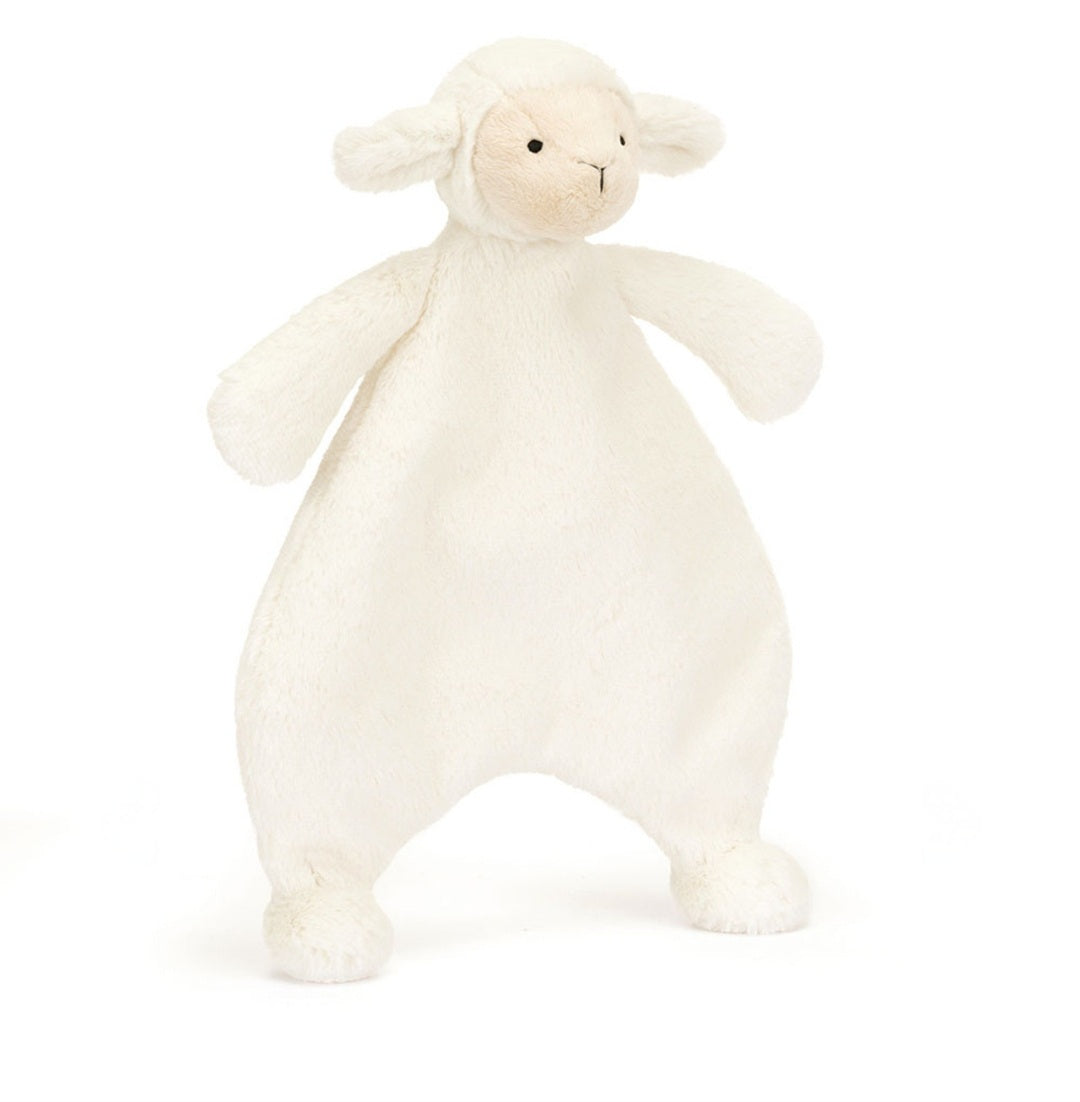 Jellycat bashful lamb comforter