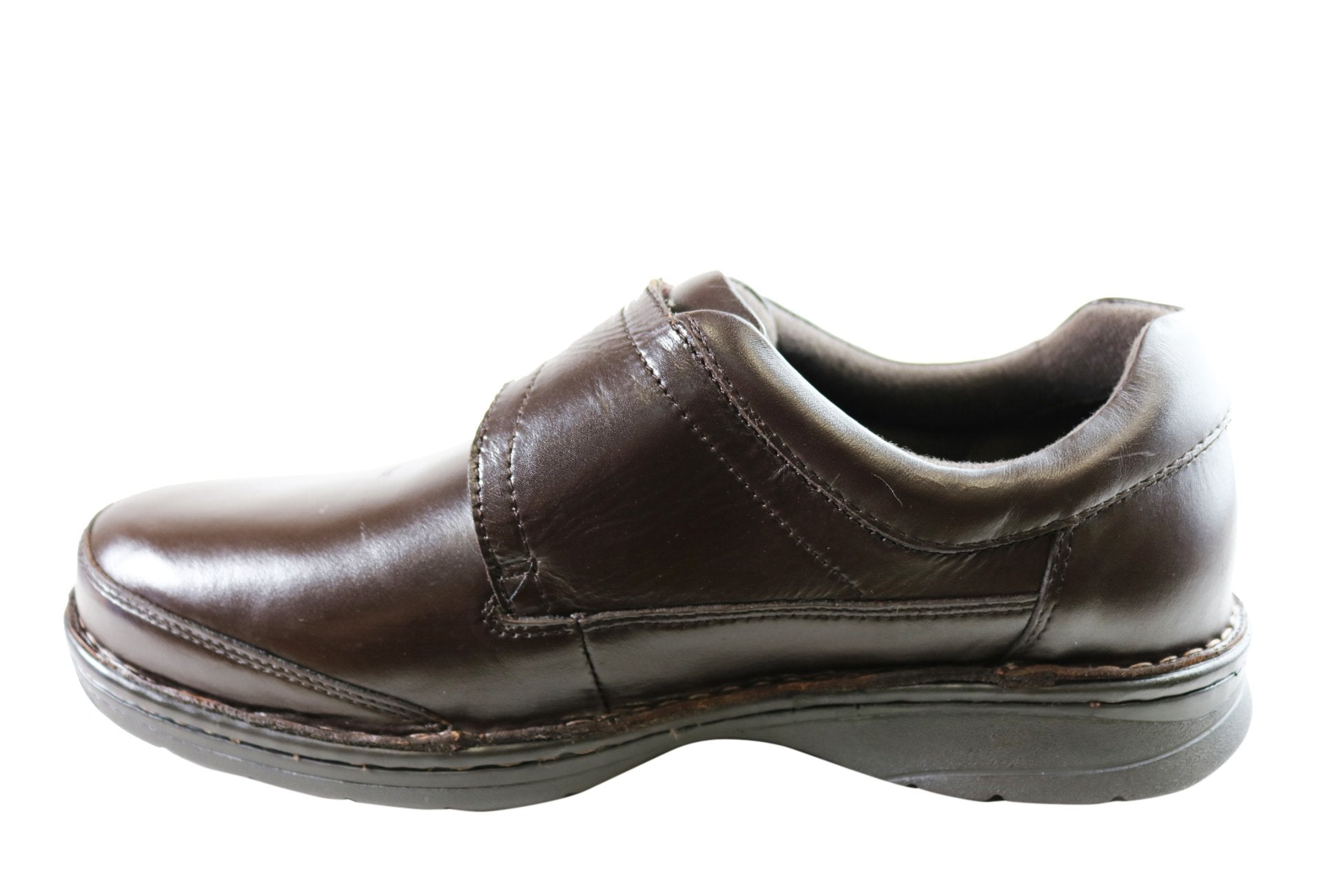 Slatters Axease Teak Mens Wide Fit Comfort Walking Shoes – Bayside Shoe ...
