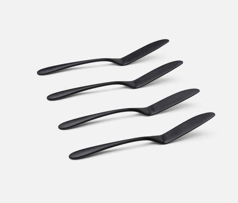 Lilia Matte Black Flatware (Set of 5)