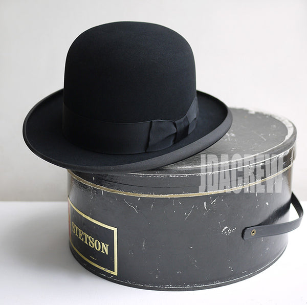 インペリアル・ステットソン】STETSON・ホンブルグ ブラック (61cm