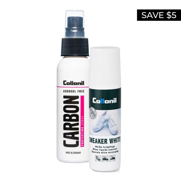 White Shoe Cleaner & Protector  White Leather Shoe Care & Polish – Collonil
