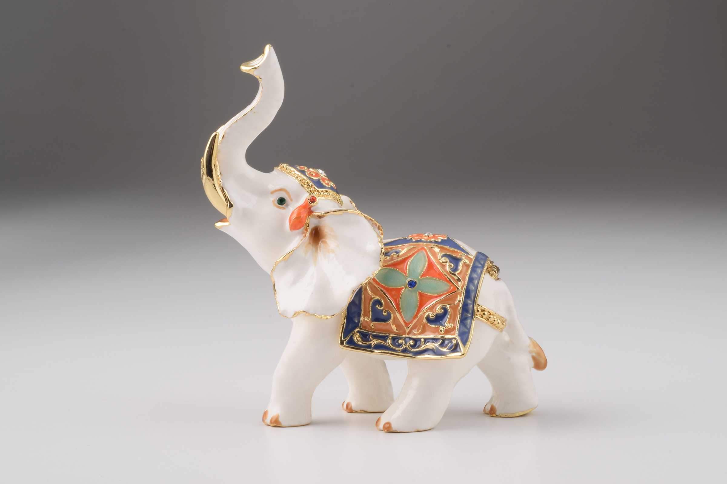 White Cheering Elephant