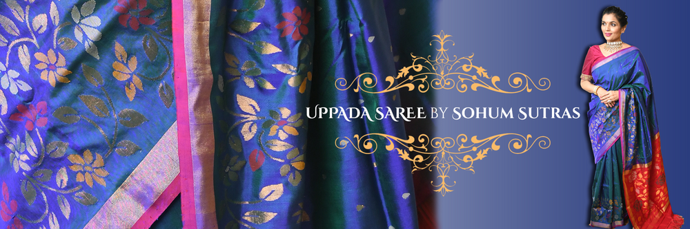 Silk Uppada sarees by Sohum Sutras