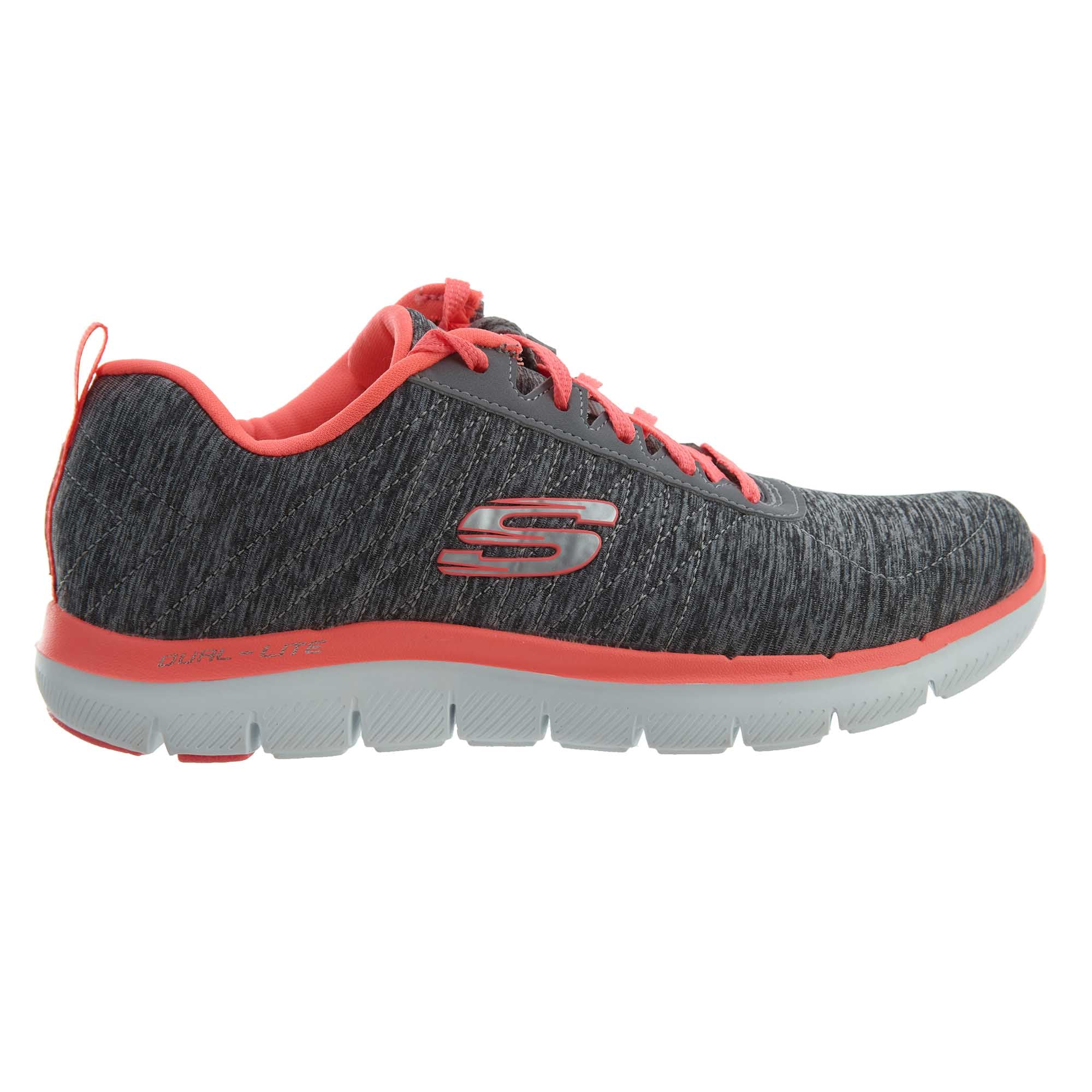 skechers flex appeal 2.0 womens orange