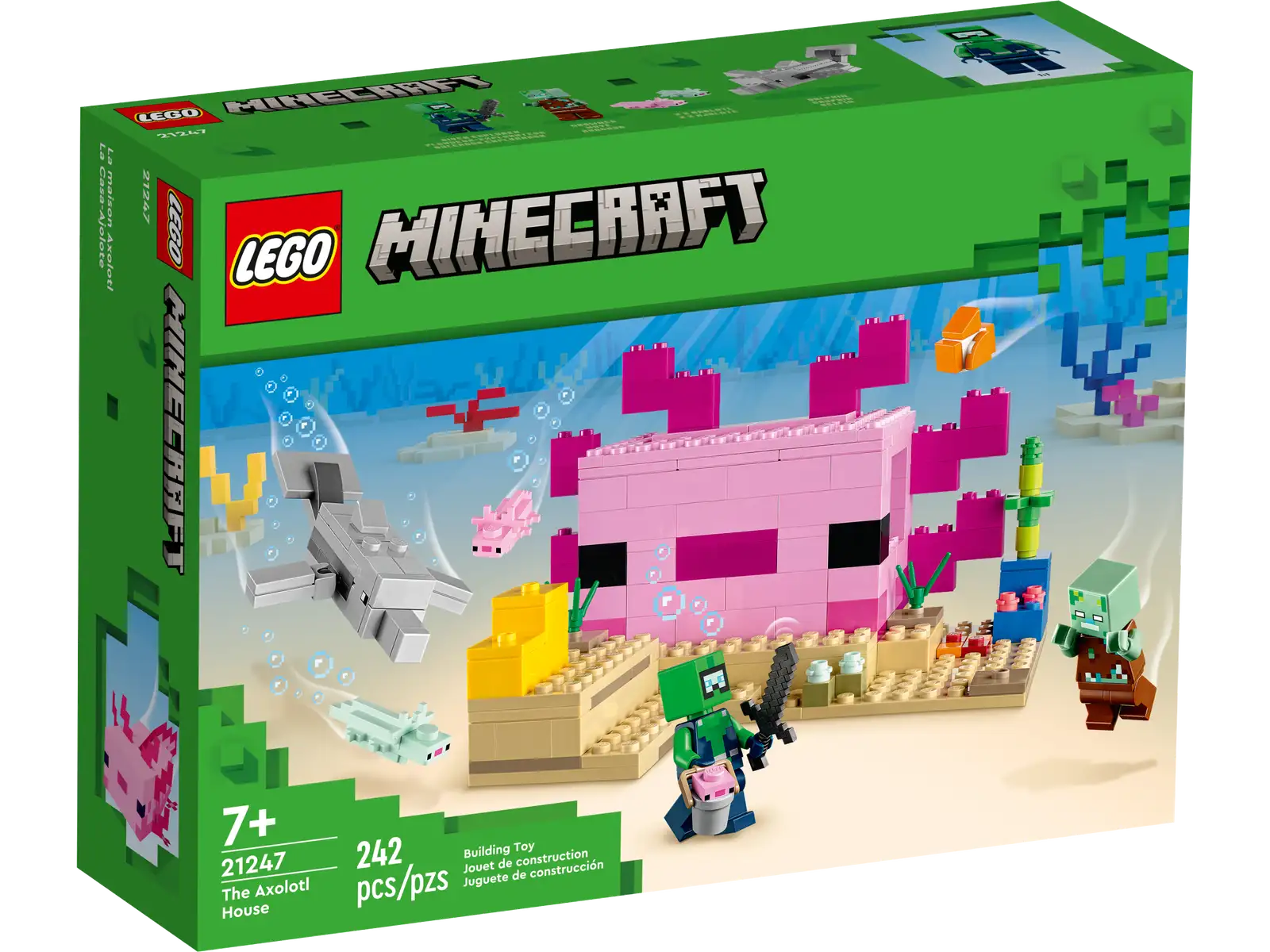 Minecraft The Axolotl House - Lego