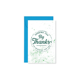 Big Thanks Mini Card - The Toy Chest