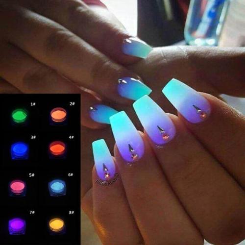 glow in the dark nails near me