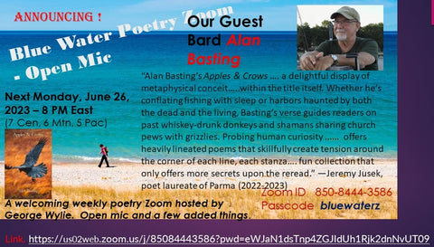 Alan Basting Read at Open Mic, June 26, hosted by Blue Water, Detroit