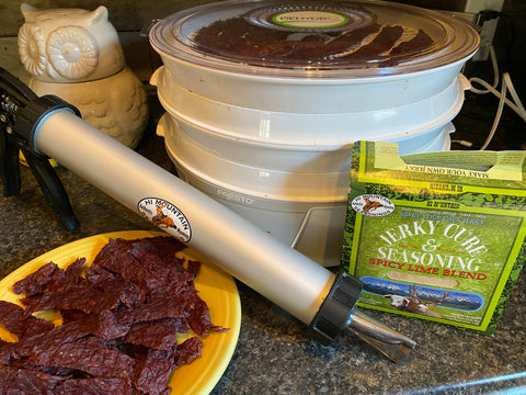 The jerky gun makes life much easier when it comes to making your own venison jerky.