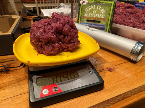 Use a scale to accurately measure the amount of meat you need.