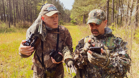 With the turkeys playing hardball, it was time to regroup, check our maps, and make plan for the rest of the day.