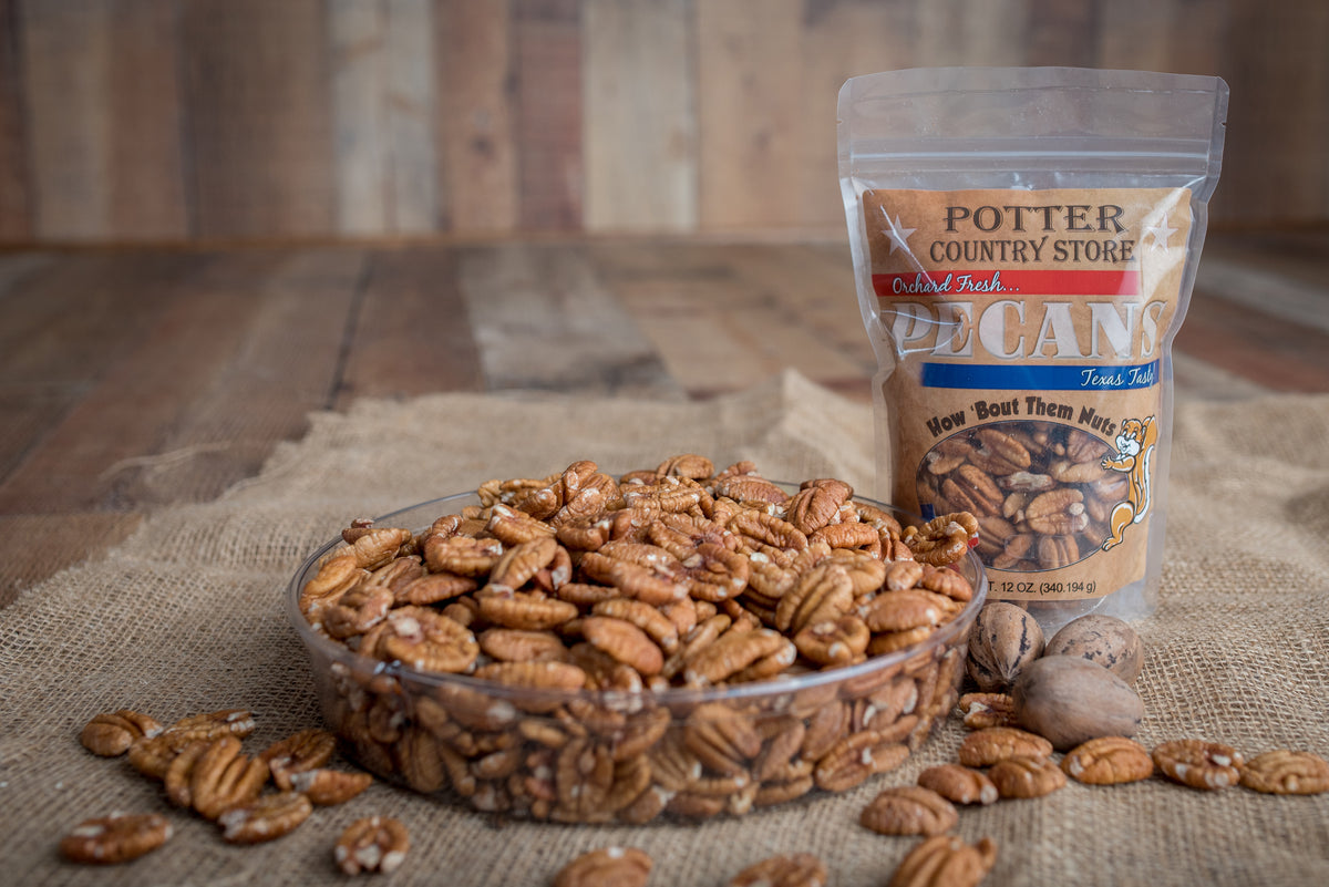 Fresh Shelled Pecan Halves | Quality Raw Texas Pecans – Potter Country ...