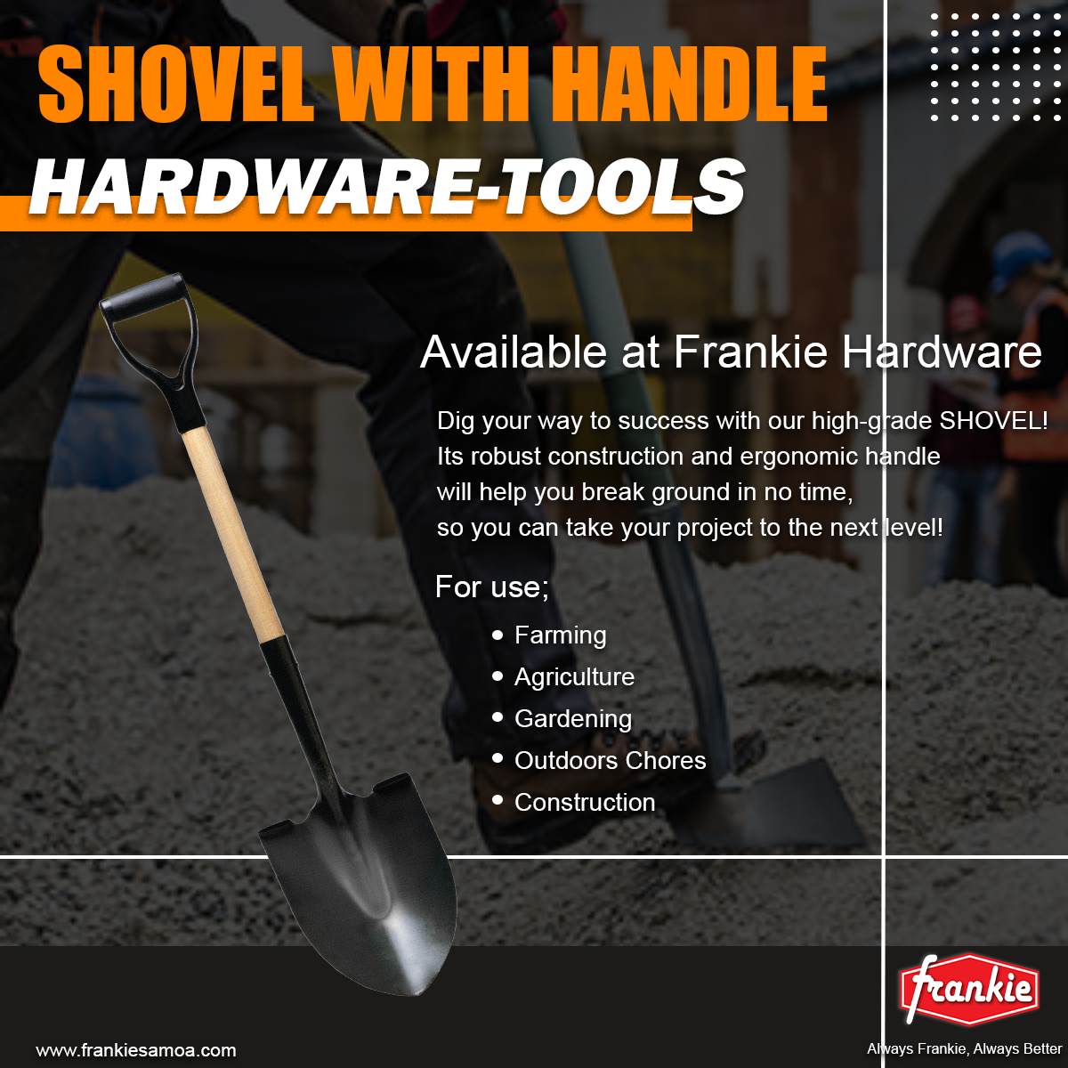 Shovel With Handle – Frankie Supermarket