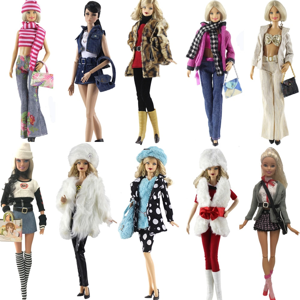 barbie doll winter clothes