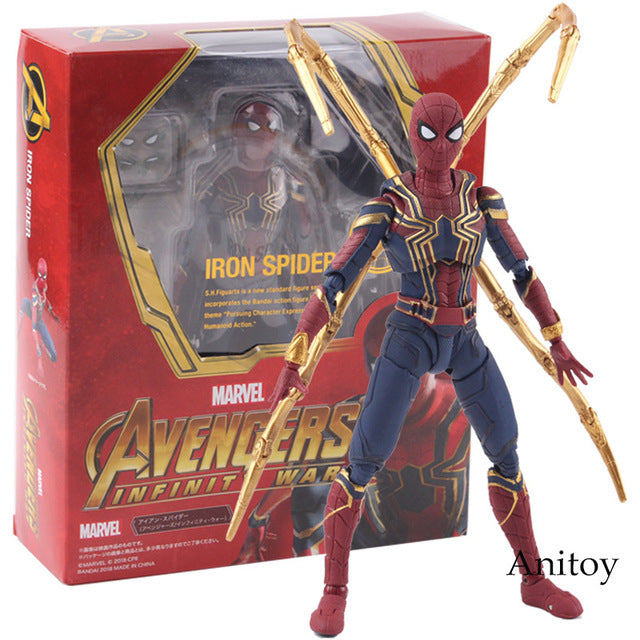 sh figuarts spiderman iron spider