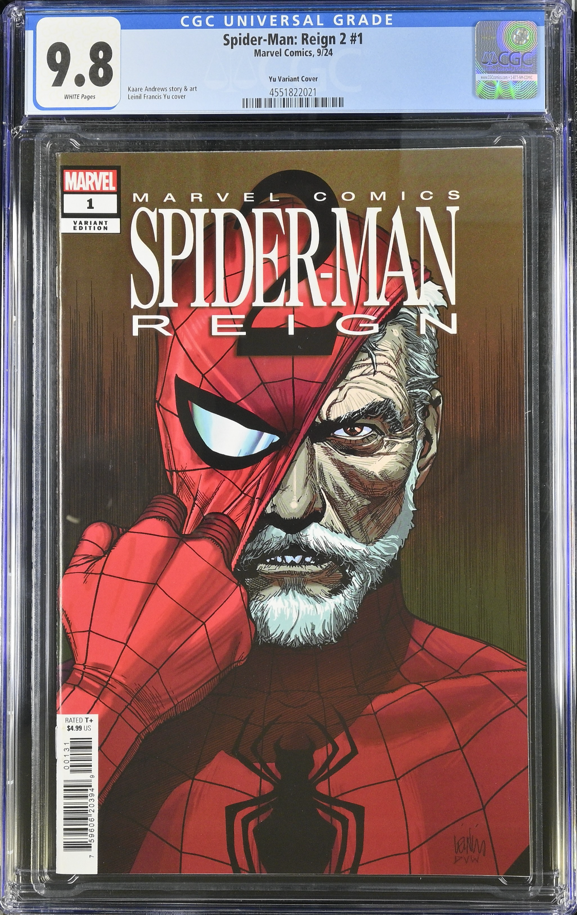 Spider-Man: Reign 2 # 1 Yu Variant CGC 9.8