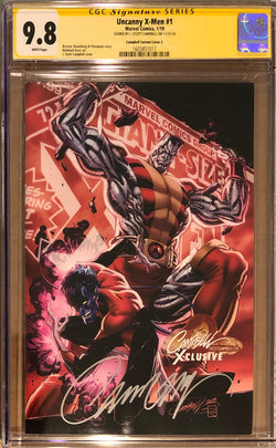 Uncanny X Men 1 J Scott Campbell Edition C Colossus Nightcrawler E Beachbum Comics