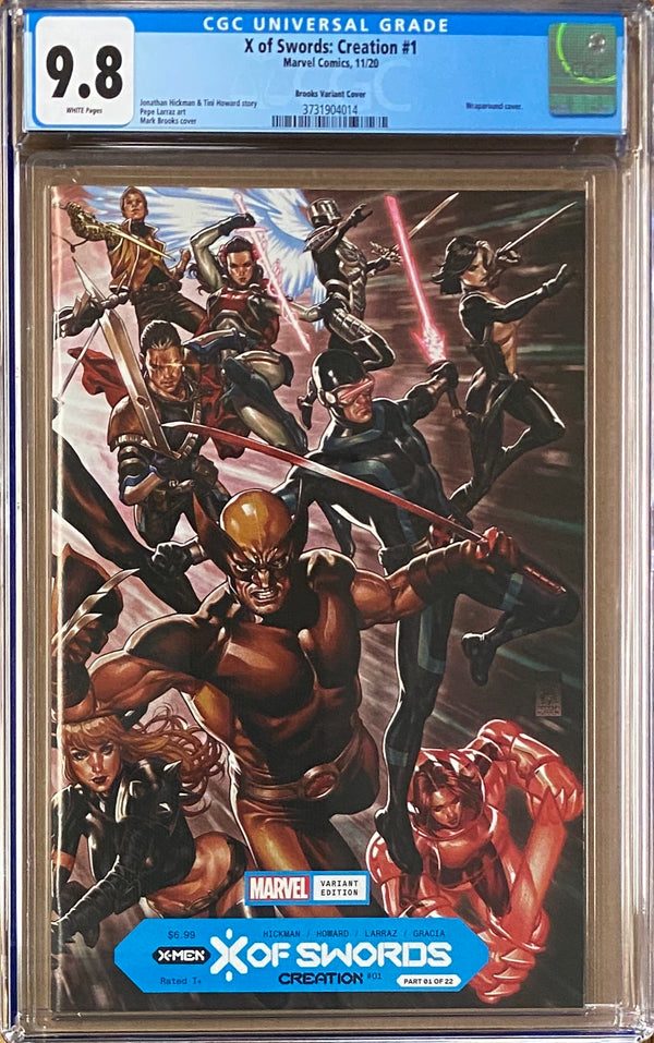 X of Swords: Creation #1 Brooks Wraparound Variant CGC 9.8