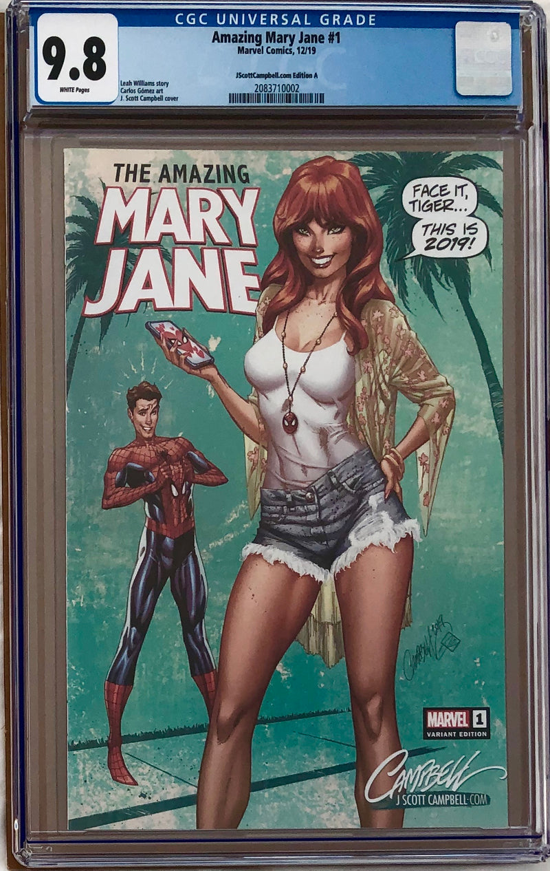 Amazing Mary Jane #1 J. Scott Campbell Exclusive A - "2019 ...