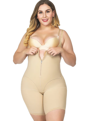 Plus Size Push Up Bodysuit Butt Enhancer Shapewear