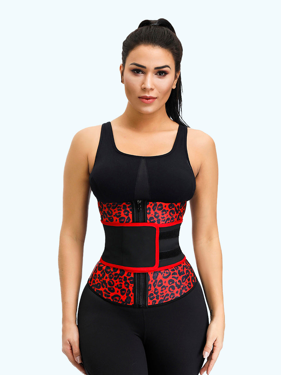 leopard waist trainer