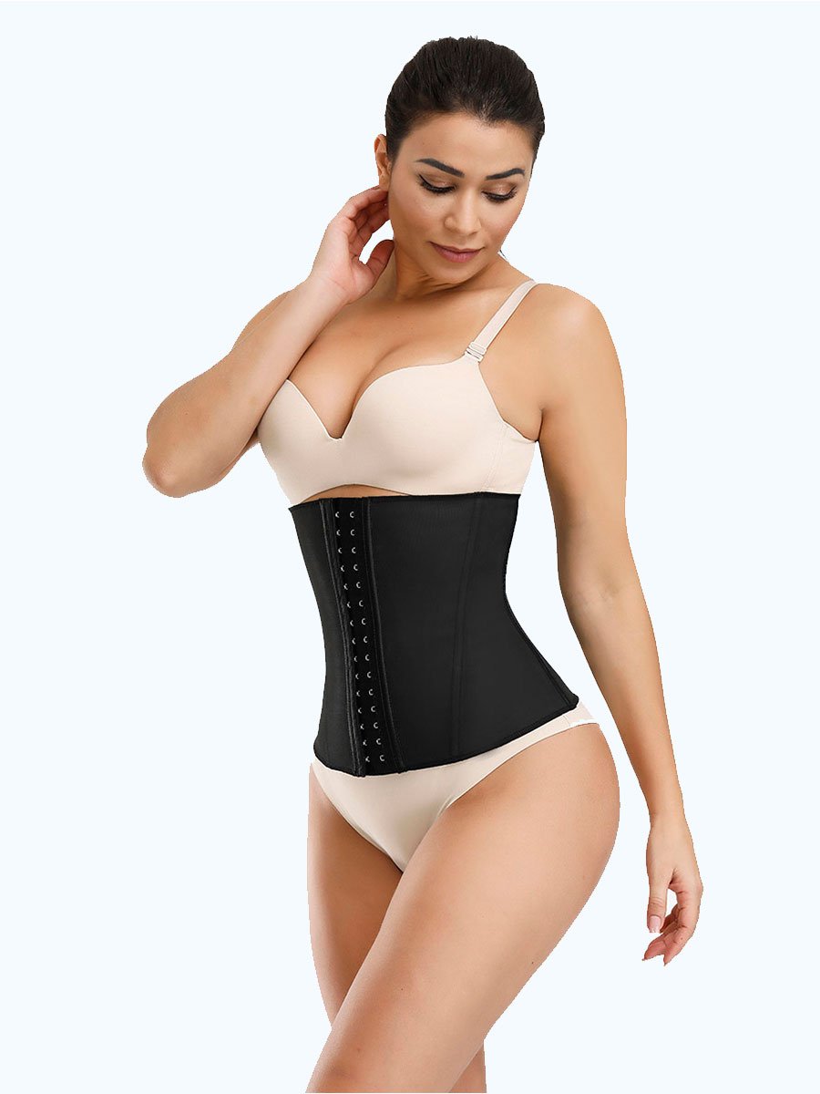 Steel Boned Latex Waist Cincher