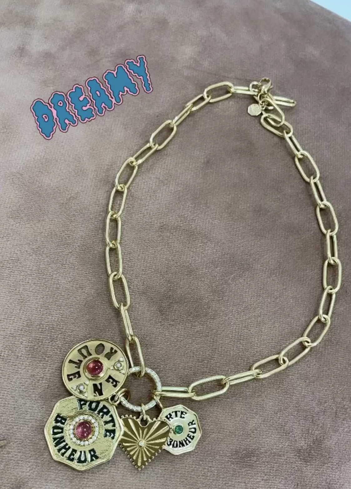 Necklace with Charm Connector