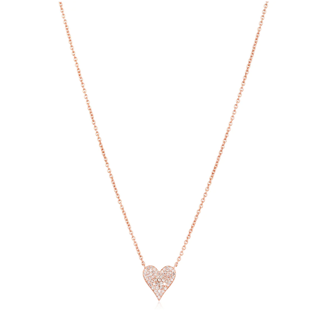 DOUBLE SIDED REVERSIBLE HEART NECKLACE – Millo Jewelry