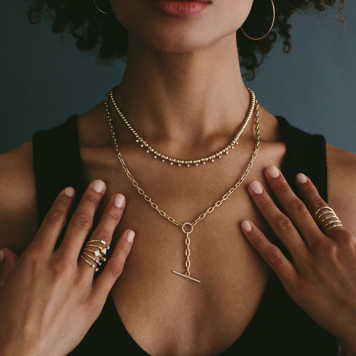 Chain Necklace in Copper with Large Round and Small Oval Links – Capulin  Creations