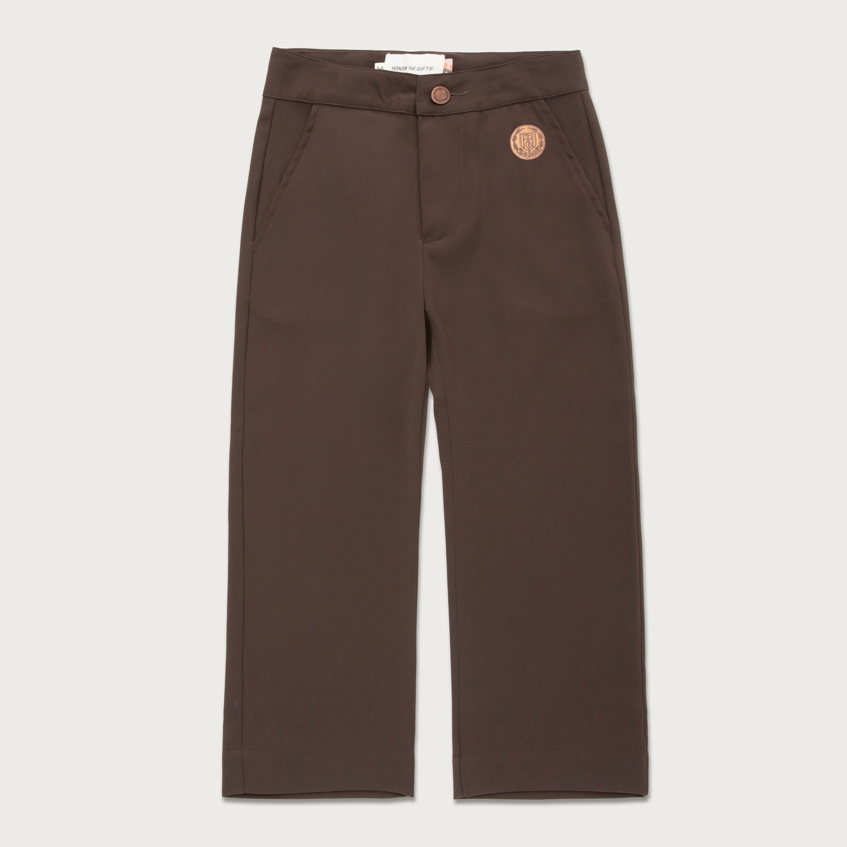 Brown Classic Office Pants – D&D Clothing