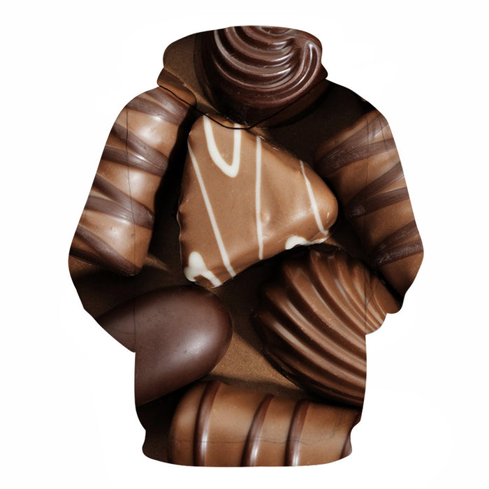 Glazed Chocolate 3D - Sweatshirt, Hoodie, Pullover — My 3D Hoodie