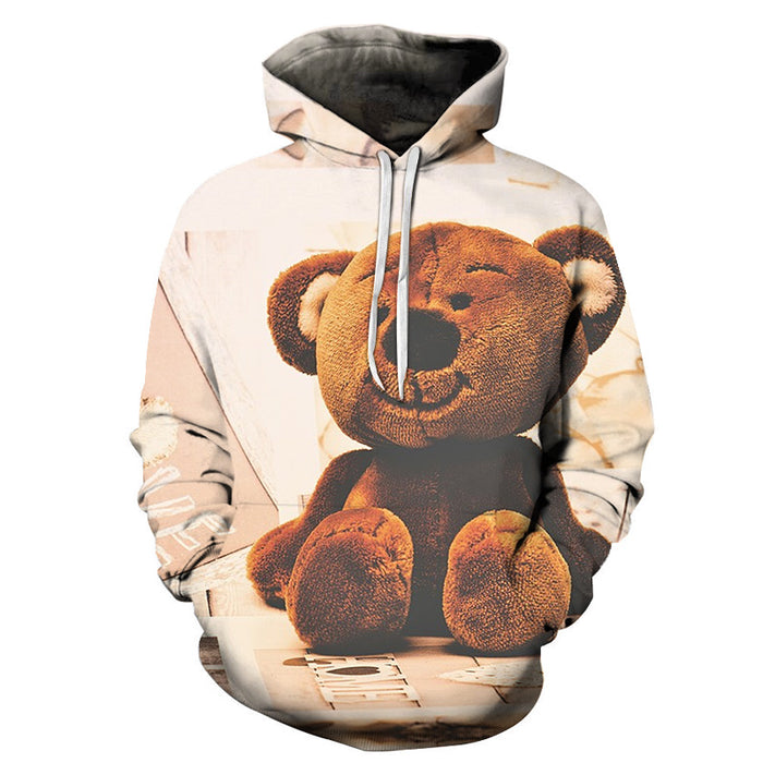 teddy bear pullover hoodie