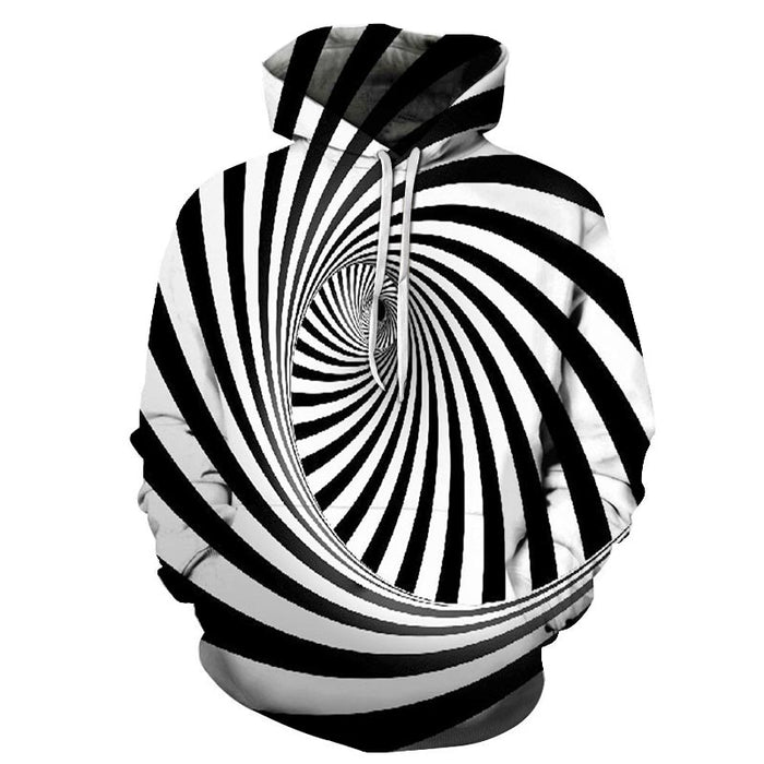 Big Swirl Illusion 3D - Sweatshirt, Hoodie, Pullover — My 3D Hoodie