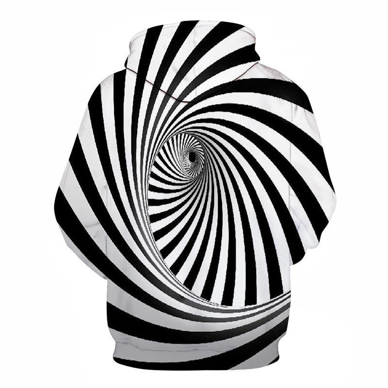Big Swirl Illusion 3D - Sweatshirt, Hoodie, Pullover — My 3D Hoodie