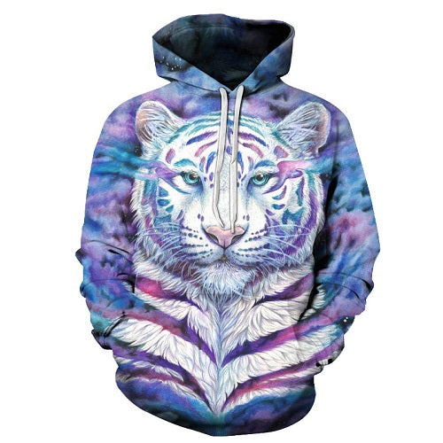 tiger striped hoodie