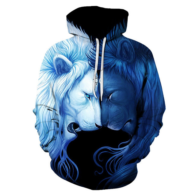 hoodie with lion head