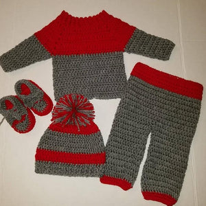 wool dress for baby boy