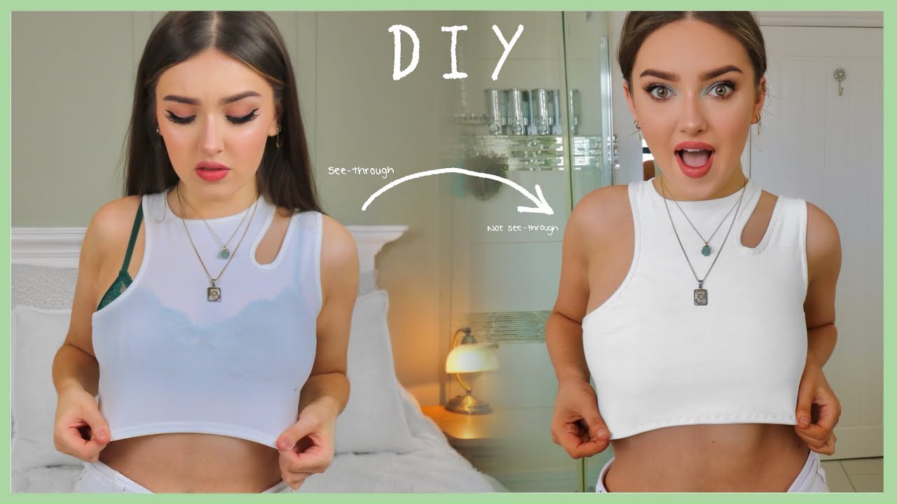 How To Wear A See Through White Crop Top? – solowomen
