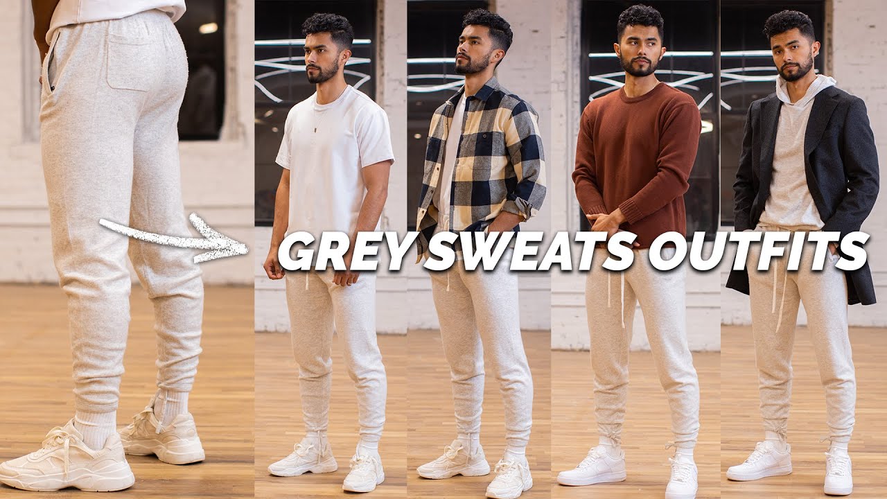 How To Style Grey Sweatpants Mens? – solowomen