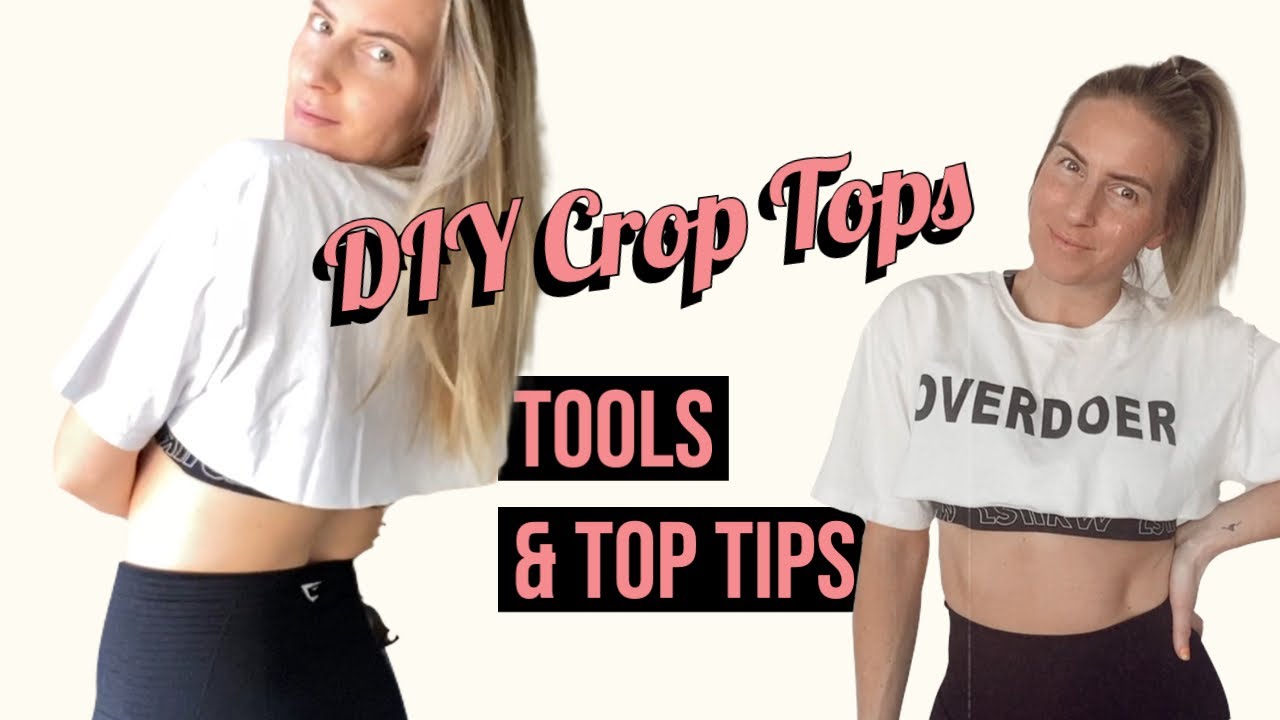 5 WAYS TO TUCK AND CROP A T-SHIRT (without cutting them!) 