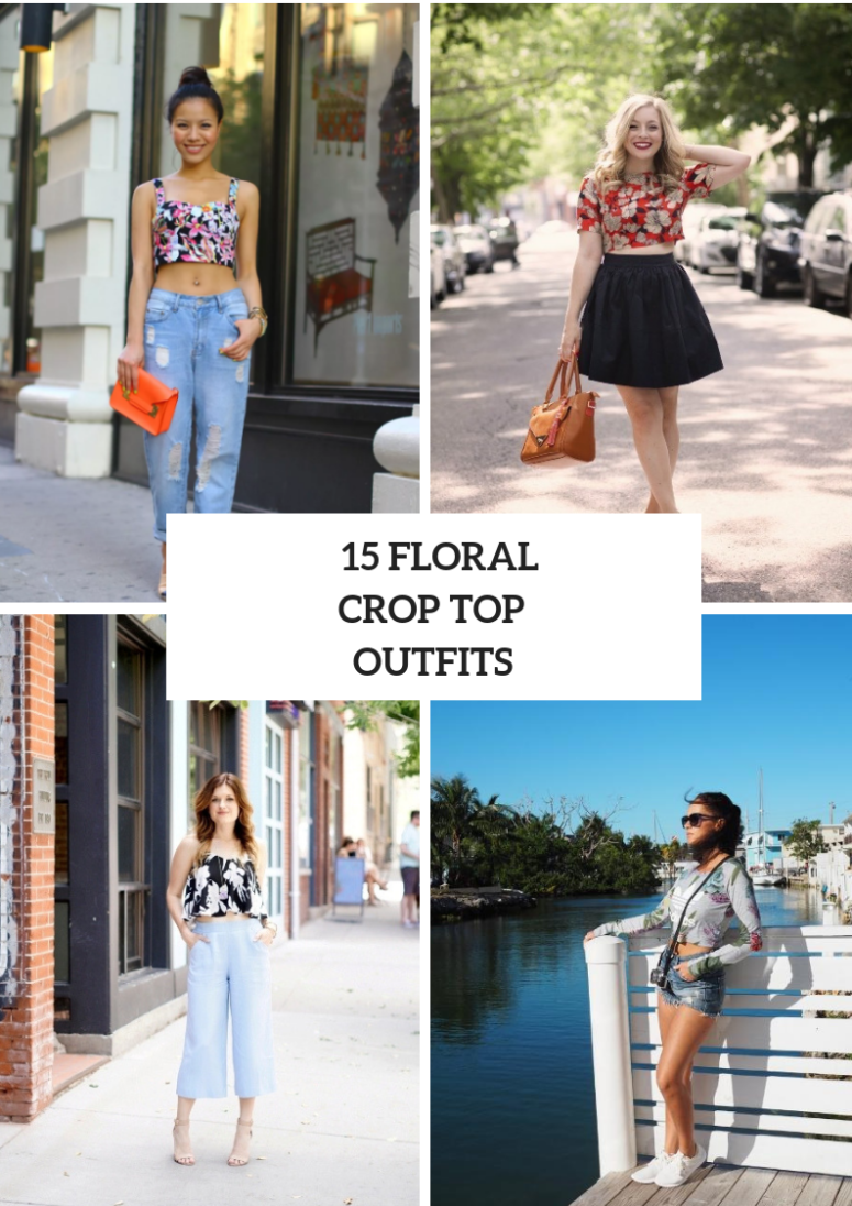 How to Wear Patterned Crop Tops?