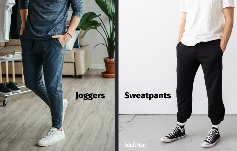 Joggers vs Sweatpants - What are the differences?? I forgot to include, sweatpants